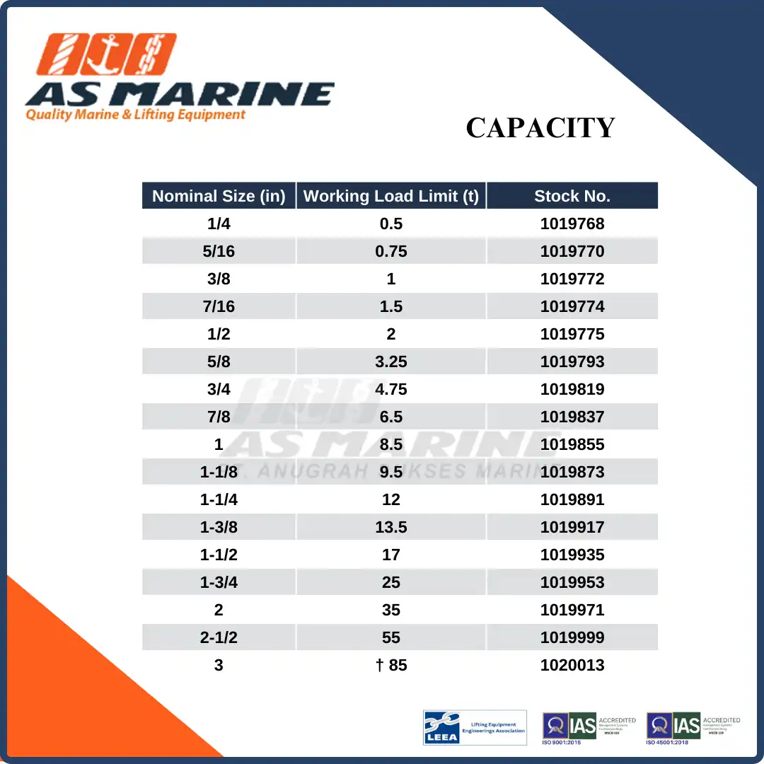 Capacity G2150 Crosby USA